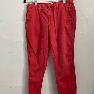 Red chino from GAP